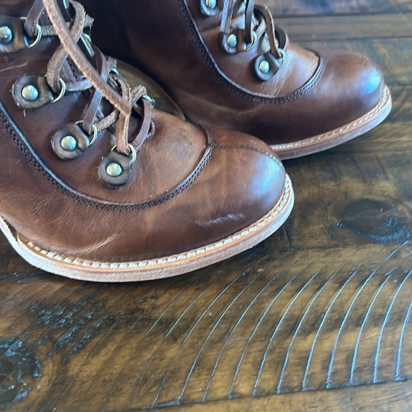Freebird Borrow Cognac Brown Leather Booties | Size 11 - Picture 9 of 10